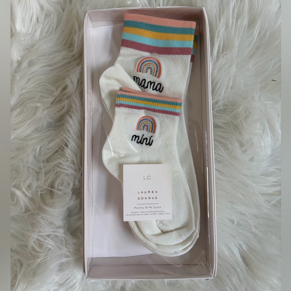 LC Lauren Conrad Mama & Me Socks